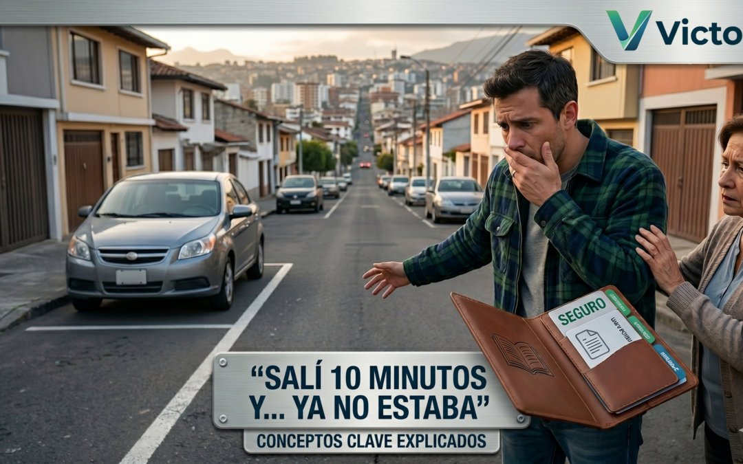 “Salí 10 minutos y… ya no estaba”