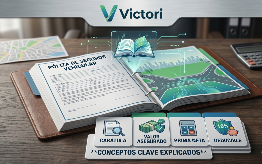 Reconoce las partes de una póliza de seguros vehicular.